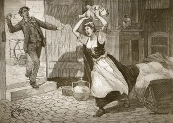 A mother kills her own child, from 